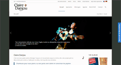 Desktop Screenshot of clairedanjou.com
